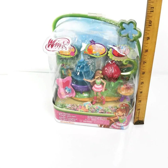 Winx Club Nickelodeon Gardenia Magic Garden Play Set Flora & Kikko New - Picture 5 of 5